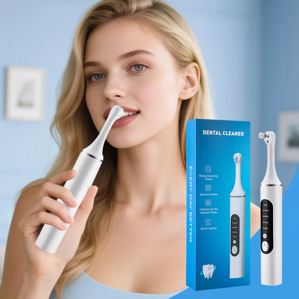 Teeth Whitening Zoom - Elektryczny polerka do zębów, wybielacz, czyścik