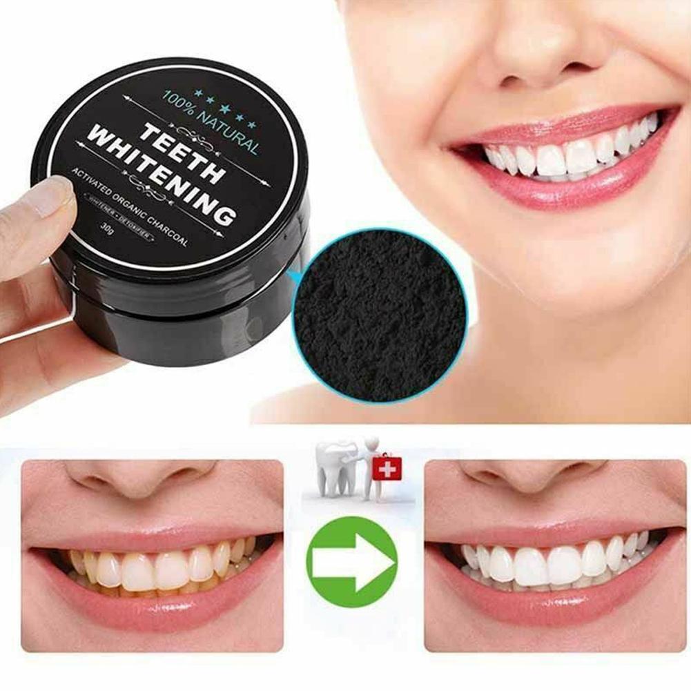 Teeth Whitening Activated Organic Charcoal - Aktywowany proszek z węgla aktywowanego do