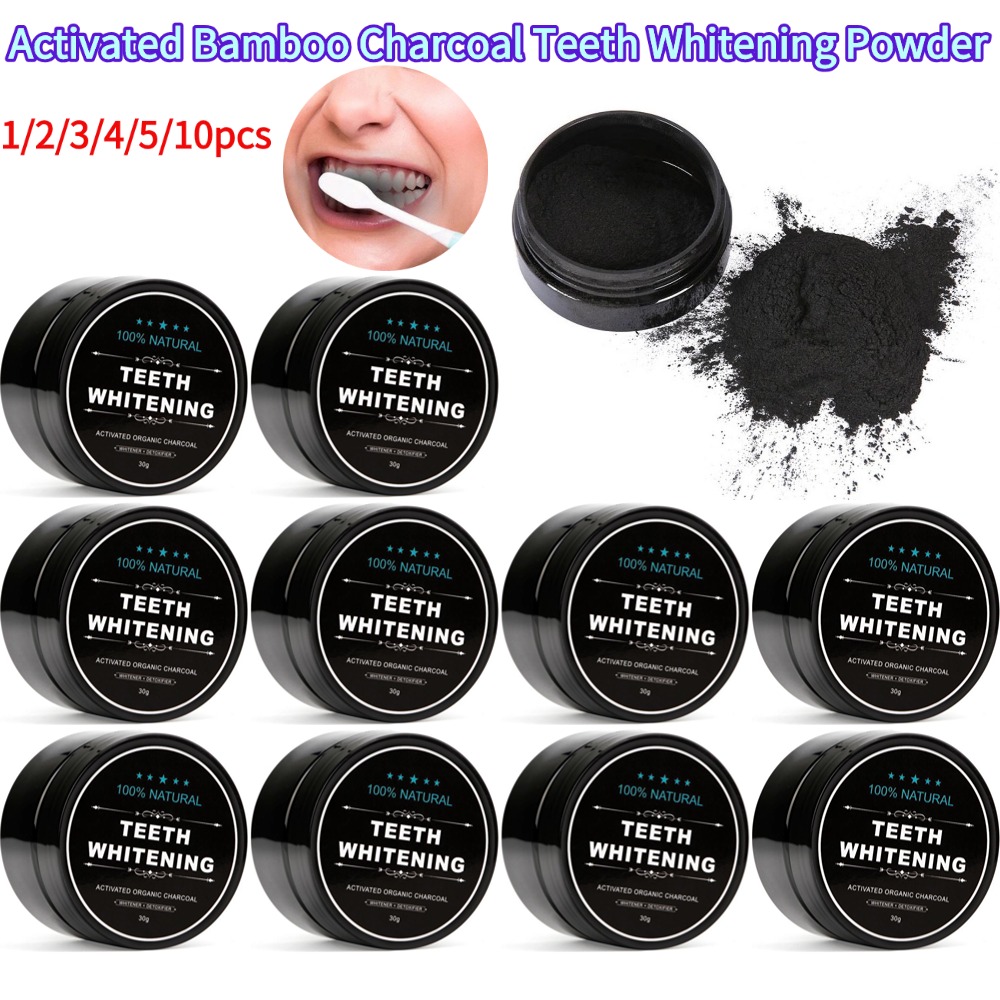 Teeth Whitening Activated Organic Charcoal - Proszek do wybielania zębów Naturalny Organiczny