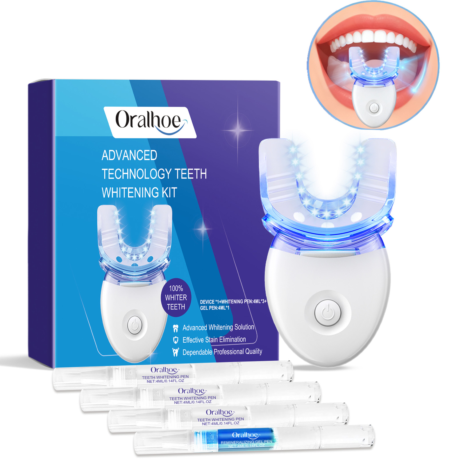Teeth Whitening Doctor - Profesjonalny zestaw do wybielania zębów z