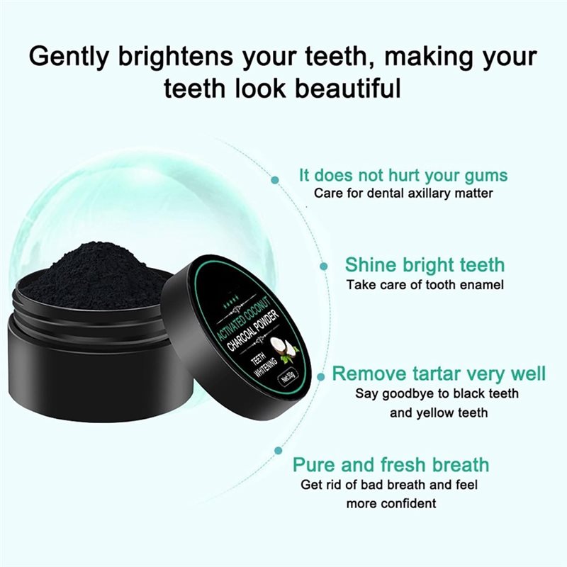 【Ulubione przez Konsumentów】Pr – Teeth Whitening Activated Organic Charcoal recenzja i cena