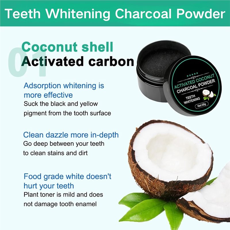 【Ulubione przez Konsumentów】Pr – Teeth Whitening Activated Organic Charcoal recenzja i cena