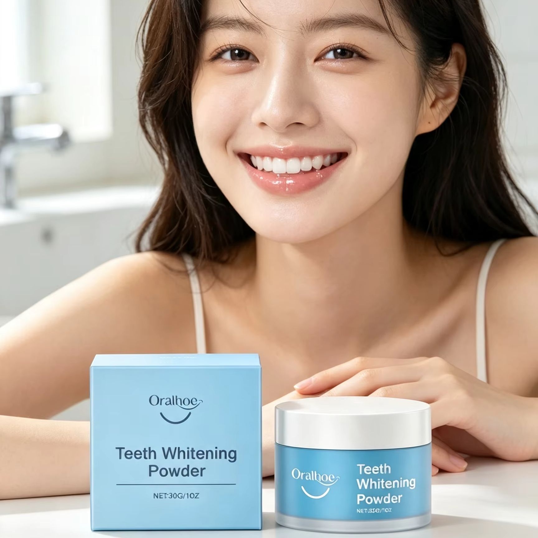 Proszek do zębów Oralhoe do cz – Teeth Whitening Co recenzja i cena