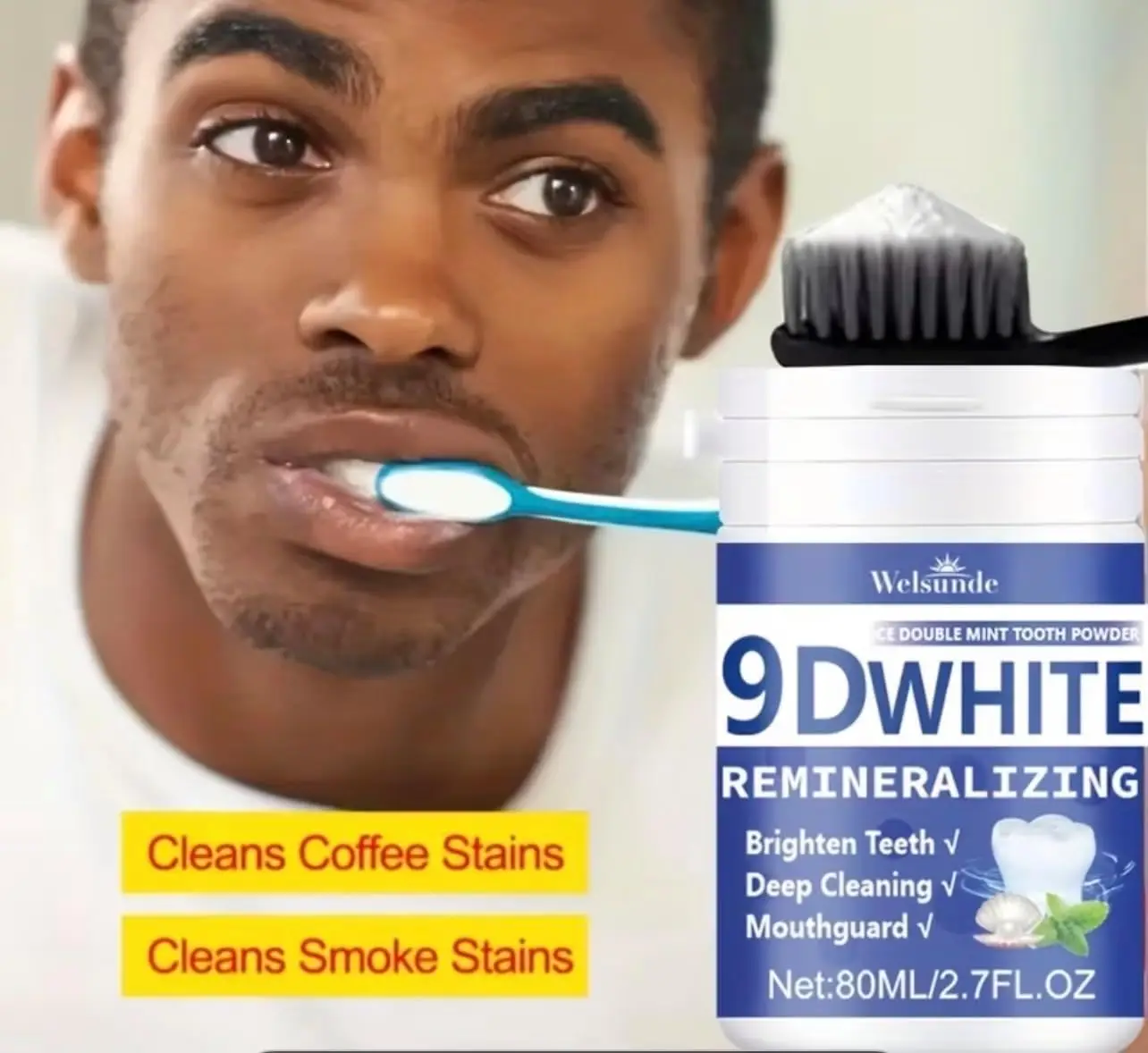 9D Biały Proszek do Zębów z Hy – Teeth Whitening Co recenzja i cena