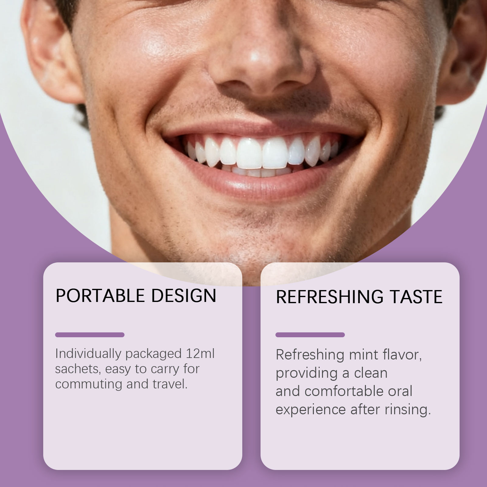 Fioletowa płyn do płukania ust – Teeth Whitening Xylitol Gum recenzja i cena