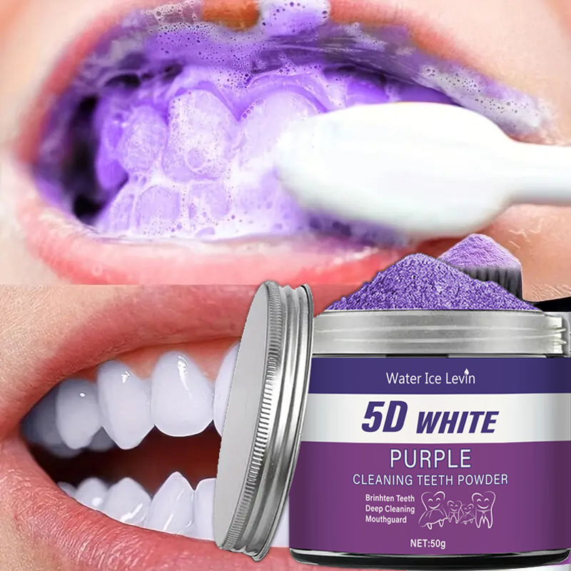 Fioletowy proszek do wybielani – Teeth Whitening Co recenzja i cena